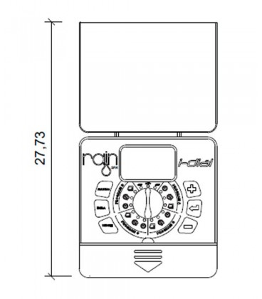 Programador de riego I-DIAL 6 estaciones. 24VAC INTERIOR