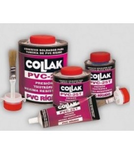 Adhesivo PVC-25T Collak lata 1/2 kg con pincel