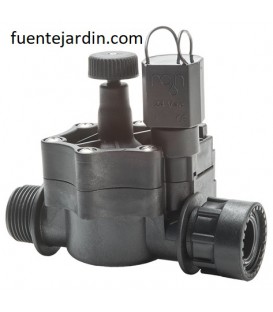 Electroválvula de riego 24VAC RAIN 155 PLUS 1" R Macho x tuerca loca.