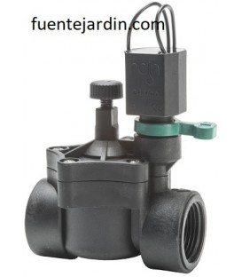 Electroválvula 24VAC150 3/4" R Hembra con regulador de caudal. RAIN