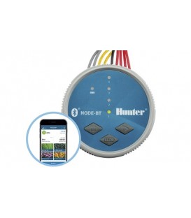 Programador de riego a pilas HUNTER NODE-BT 400 - 4 estaciones. Hunter (No incluye los solenoides)