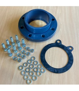 Kit brida plana PVC 110