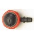 Válvula de lavado final línea 16 mm PE Dentado + Clip