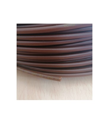 Microtubo PE-FLEXIBLE 5x3 mm. Rollo 100 ml. marrón.