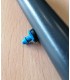 Junta conector azul para microtubo 4x7 - 4x7. 10 uds.