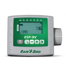 Programador de riego ESP-9V 2 zonas Rain Bird. (Pilas).