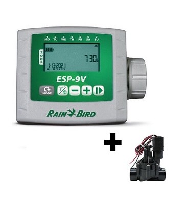 Programador a pilas ESP-9V + Válvula 1"