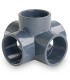 Cruz 90º PVC presión encolar 5V