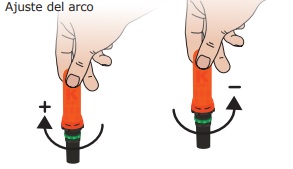 Ajuste del arco, MP ROTATOR K-RAIN