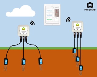 Sistema de sensores conectados a internet para la agricultura de precisión
